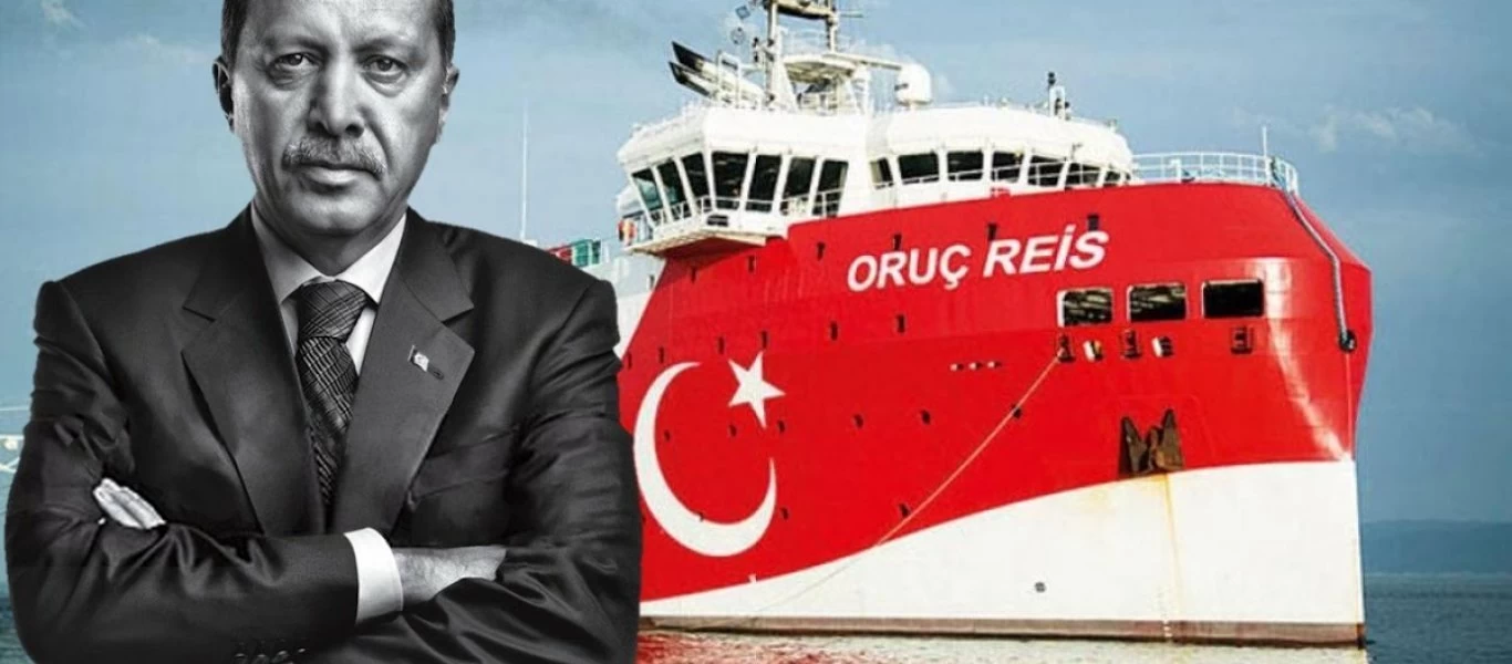 «Αλωνίζει» στα κατεχόμενα ο Ερντογάν - Στην Ρόδο το Oruc Reis - Με... ανακοινώσεις απαντούν Ελλάδα και Κύπρος